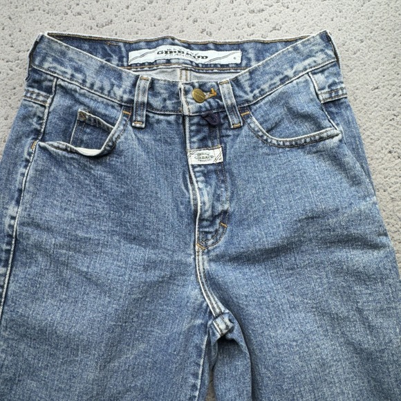 Vintage Girbaud Jeans Womens 25x26 High Rise Straight Leg Baggy USA Made 90s - Picture 2 of 14